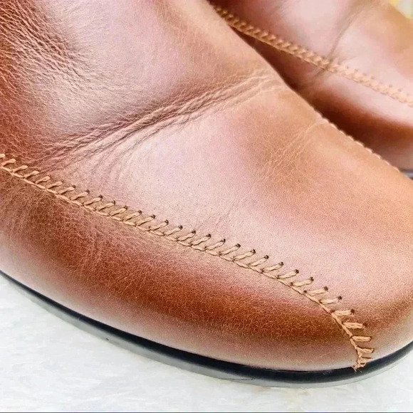 Aravon Brown Leather Comfort Slip On Loafers Size 8D - Picture 5 of 16